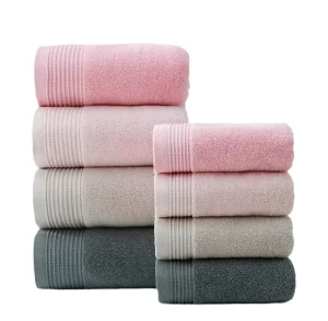 Custom Logo Embroidery Multipurpose Spa Bathroom Quick Dry Cotton Bamboo Face Hotel Towel Handuk