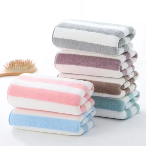 Custom Logo Factory Direct Microfiber Coral Fleece Quick Dry Bath Towel Salon Hair Drying Cloth Bathroom Facial Towels