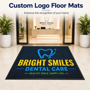 Custom Logo Floor Mats Branded Entry Rugs Commercial Anti Slip Custom Printed Floor Mat for Store Hotel Entrance