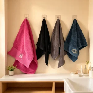 Custom Logo Hand Face Towel Hypoallergenic Skin friendly High Water Absorbent Household Bathroom Shower Pure Cotton Towel