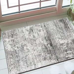 Custom Logo Heavy Duty 6mm Thickness Commercial Door Mat with Tufted Nylon Pile Dirt Trapping Rubber Door Mat for Home Entrance
