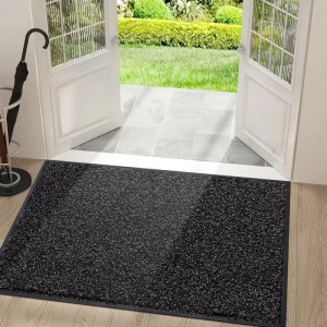 Custom Logo Heavy Duty Anti Fatigue Rubber Doormat Indoor Outdoor Entrance Area Rug Set with High Visibility for Easy Leading