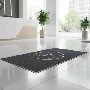 Custom Logo Heavy Duty Door Mats Waterproof Bohemian Industrial Hallway Floor Carpet with Nylon Material