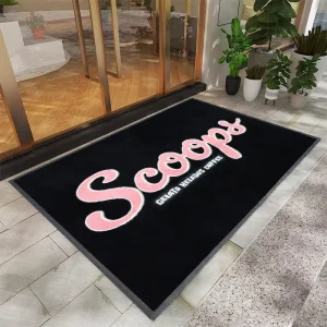 Custom Logo Large Outdoor Mats Carpet Doormat Logo Printed Foot Mats Logo Rugs for Business Low Price Door Mat