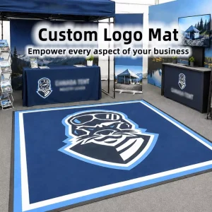 Custom Logo Large Outdoor Mats Carpet Doormat Logo Printed Foot Mats Rugs with Logo for Business Low Price Door Mat
