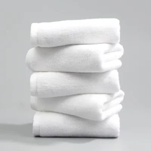 Custom Logo Luxury Cotton Hotel Towel Hand Face White Hotel Towel Set Quality Hotel Bath Towel