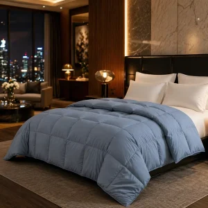 Custom Logo Luxury Organic Eco friendly White Duck Duvet High Quality Bedding Comforter Quilt Soft Breathable Duvet Insert Home