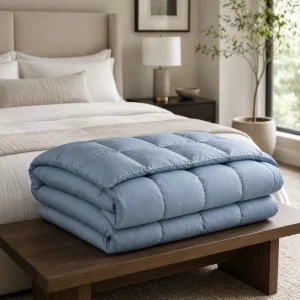 Custom Logo Luxury White Duck Duvet High Quality Home Bedding Comforter Quilt Soft Breathable Waterproof Eco friendly Duvet