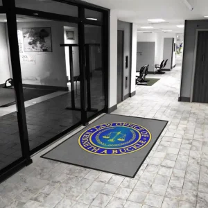Custom Logo Mats Modern Home Floor Mat Waterproof Entrance Rug Carpet for Hotel Use Loop