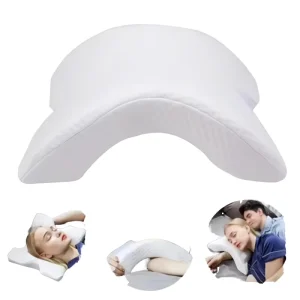 Custom Logo Memory Foam U Shaped Pillow for Side Sleepers Neck Cervical Support Office Rest Couples Cuddle Nursing Camping