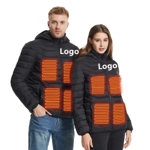 Custom Logo Men Women Casual Self Heating USB Battery Electric Heated Jacket for Winter Blanket