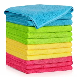 Custom Logo Microfiber Car Wash Towel 40x40cm Super Absorbent Car Detailing Cleaning Cloth Quick Dry Auto Detailing Car Towel