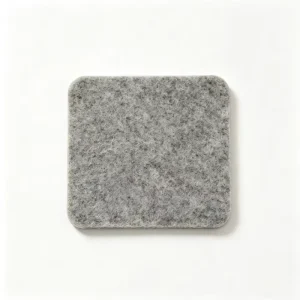 Custom Logo Multi Color Flexible Premium Felt Coasters Set Anti Slip Heat Proof Square Table Mats for Coffee Shop Cafe Bar