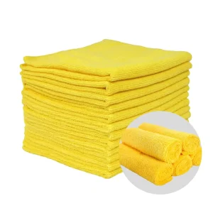 Custom Logo Multi Purpose Microfiber Cleaning Towels 36 Pack 16 by 16 Inch 300 GSM Car Wash Towels Clothes