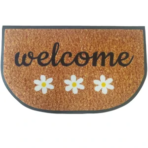 Custom Logo Non Slip TPR Backing Carpets Printed Welcome Doormats Front Door Mats for Hotels