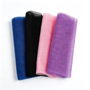 Custom Logo Nylon Body Scrubber Belt Long Net Exfoliating Back Skin Bath Sponge with African Net Daily Use Shower Washcloth