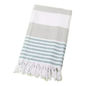 Custom Logo Organic Towels 100% Turkey Cotton Luxury OEM Set Embroidered Sand Free Turkish Beach Towel