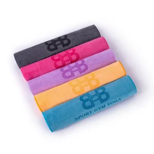 Custom Logo Patterns Strong Sweat Absorption Dry Fast No Odor Sports Towels With Mesh Bag