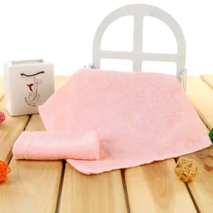 Custom Logo Personalized Hypoallergenic Organic Bamboo Body Washcloths and Towels Reusable Face Baby Wash Cloth for Newborns