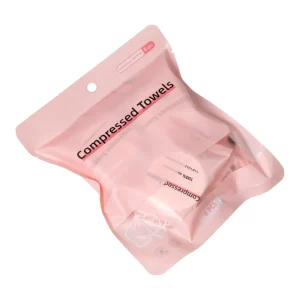 Custom Logo Portable Mini Compressed Cotton Facial Towel Quick Dry for Hotels Home Disposable Solid Color Nonwoven Bath Gift