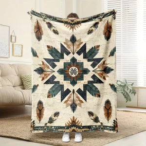 Custom Logo Printed Eco friendly Super Warm All season Bedroom Throw Blanket Warm Soft Sofa Couch Bed Throw Blanket