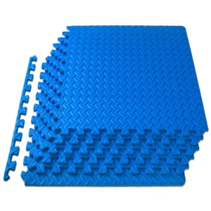Custom Logo Printed High Density Anti-Slip Exercise Flooring for Gym Sports Fitness Club Studio Connectable EVA Mat
