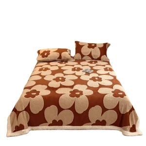 Custom Logo Printed Jacquard Throw Blanket Eco-Friendly Home Bedding for Camping Travel & Outdoor All-Season Use