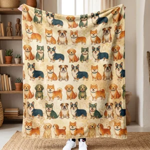Custom Logo Printed Knitted Flannel Blanket Super Soft Microfiber Fleece Throw Bed Sofa Factory OEM ODM Low MOQ Supply