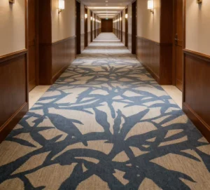 Custom Logo Printed Nylon Broadloom Carpet Personalized Brand Wall to Wall Carpet for Corporate hotel and Retail Shop Entrance