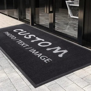 Custom Logo Printed Nylon Floor Mat Doormat Rubber Door Mat Entrance for High Traffic Area