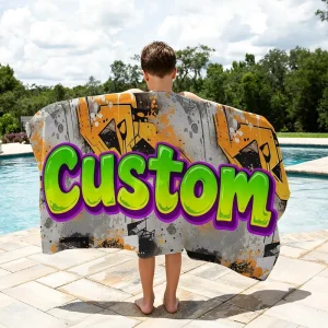Custom Logo Printed Soft Cozy Quick Dry Overside Microfiber Beach Towels Blanket Mat Shawl Polyester Eco Friendly