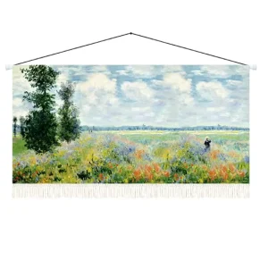 Custom Logo Printed Tapestry Wall Hanging Impressionist Art Decor Factory Supply