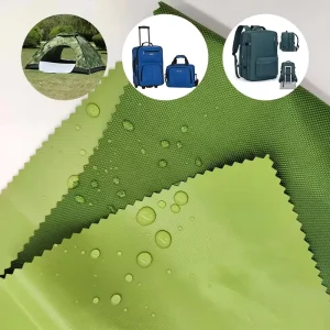 Custom Logo Printing PVC Coating 100% Polyester Waterproof and Windproof Outdoor Tent Home Dual Color Sofa Fabric