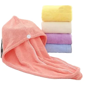 Custom Logo Quick Magic Fast Drying Spa Absorbent Twist Wrap Microfiber Hair Turban Towel