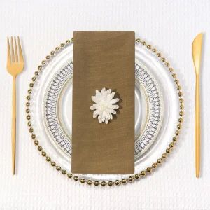 Custom Logo Restaurant Home Party Cotton and Linen Napkin Cloth Table Decoration Napkins Cloth