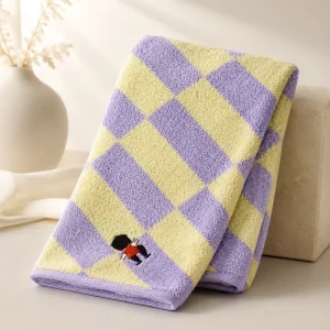 Custom Logo Skin Friendly Face Towel 397GSM 35x72cm 100% Cotton Antimicrobial for Travel Camping Outdoor Activities