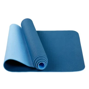 Custom Logo TPE Yoga Mat 6mm Thick High Resilience Eco Friendly Fitness Mat 183cm Non Slip Exercise Pad for Training