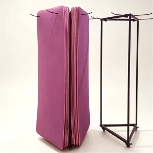 Custom Logo TPE Yoga Mat with Hanging Holes 6MM 8MM 10MM Anti-Slip Perforated Pilates Mats for Studio Home Workout