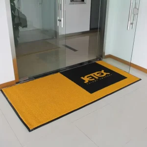 Custom Logo Tufted Jacquard Animal Print Nylon Floor Mats with Anti Slip Door Mat Durable