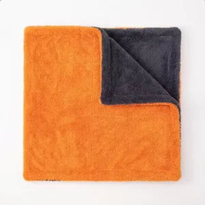 Custom Logo Twisted Loop Microfiber Car Drying Towel Double Layer Cleaning Cloth Streak Free Wash Rag for Large SUV and Truck