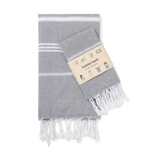 Custom Logo Ultra Fine Fiber 3D Compressed Turkish Beach Towel Quick Dry Absorbent Breathable Eco Friendly Stripes Summer