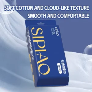 Custom Logo Washable 1 Ply Eco Friendly High Quality Cotton Household Fluffy Tissue Paper