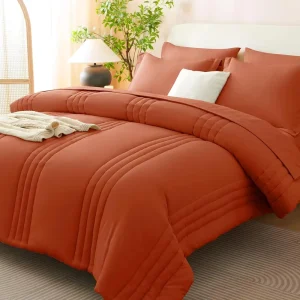 Custom Luxury 7-Piece King Size Modern Polyester Microfiber Eco-Friendly Breathable All-Season Comforter Set