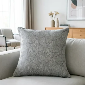 Custom Luxury Abstract Design Metallic Jacquard Decorative Throw Pillows Cover Home Decor Square Cushion Cover
