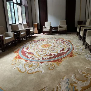 Custom Luxury Carpet Large for Commercial Wall to Wall Wool Carpet for Hotel Ballroom Banquet Meeting Room Reception Area Decor