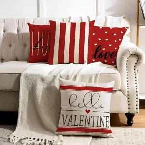 Custom Luxury Decorative Floral Geometric Striped Throw Pillows Garden Indoor Outdoor Printed Cushion Inserts Eco Friendly 100%