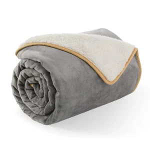 Custom Luxury Fluffy Plush Other Warm Soft Cozy Sherpa Flannel Fleece Puppy Dog Cat Pet Blankets Throws for Winter Sofa
