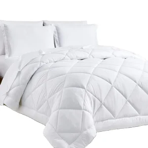 Custom Luxury King Duck Goose Down Duvet Comforter Set 100% Cotton OEM