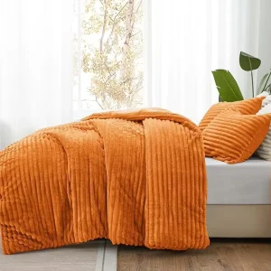 Custom Luxury Organic Cotton Double Sided Reversible Breathable Water Resistant 100TC All Season Comforter Bedding Set Twin