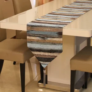 Custom Luxury Printed Table Runner for Home Decoration